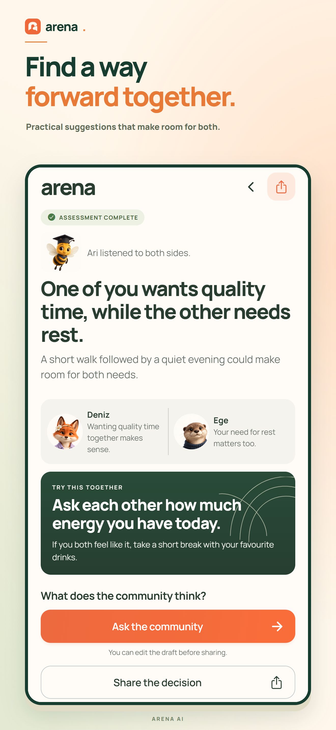 An assessment and practical shared suggestions from Ari